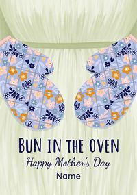 Tap to view Bun in the Oven Mothers Day Card
