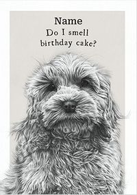 Tap to view Do I Smell Cake? Birthday Card