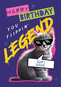 Tap to view Flippin Legend Birthday Card