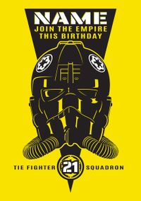 Tap to view Star Wars 21 Squadron Birthday Card