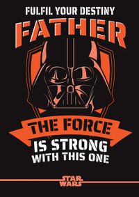 Tap to view Star Wars Greetings From The Dark Side Father Birthday Card