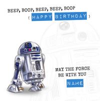 Tap to view R2D2 Beep Boop Happy Birthday Card