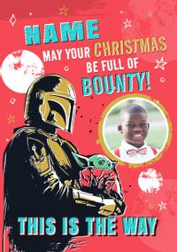 Tap to view The Mandalorian This Is The Way Christmas Photo Card