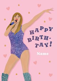 Tap to view Happy Birth-Tay Birthday Card