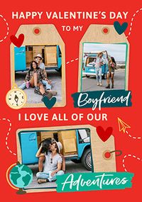 Tap to view Boyfriend Adventures Photo Valentine's Day Card