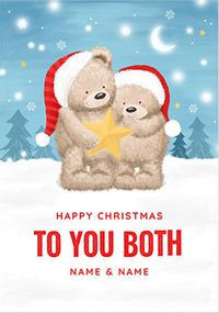 Tap to view To Both of You Cute Bears Personalised Christmas Card