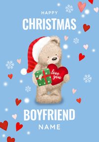 Tap to view Big Love Bear - Boyfriend Personalised Christmas Card