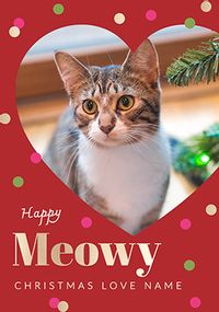 Tap to view Happy Meowy Christmas Photo Card