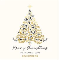 Tap to view Christmas Tree Square Card for One I Love