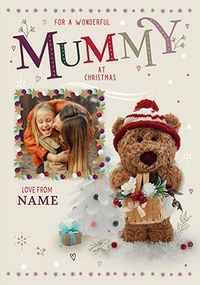 Tap to view Barley Bear Mummy Christmas Photo Card