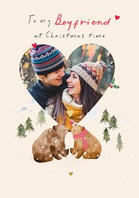 Tap to view To My Boyfriend at Christmas Time Photo Card