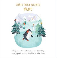 Tap to view Penguin Personalised Merry Christmas Card