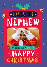 Tap to view Fantastic Nephew Photo Christmas Card