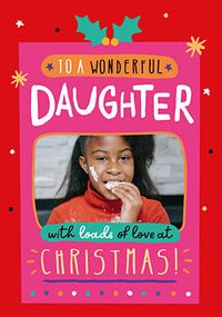 Tap to view Wonderful Daughter With Love at Christmas Photo Card