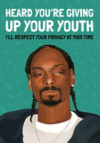 Tap to view Giving up Youth Birthday Card