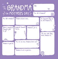 Tap to view Grandma Prompts Mother's Day Card