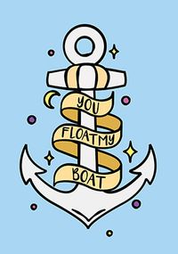 Tap to view Float my Boat Valentine's Day Card