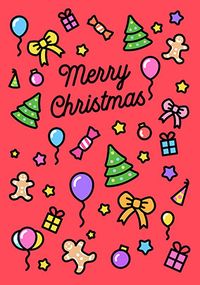 Tap to view Merry Christmas Icons Card