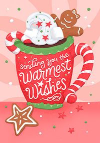 Tap to view Warmest Wishes Christmas Card