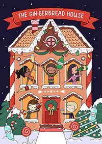Tap to view Gin-gerbread House Cute Christmas Card