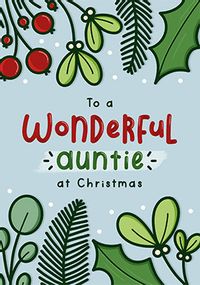 Tap to view Auntie at Christmas Card