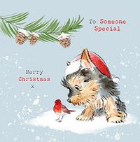 Tap to view Someone Special Dog Christmas Card
