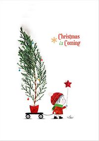 Tap to view Christmas is Coming Cute Card