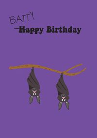 Tap to view Batty Birthday Cute Card