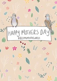Tap to view Best Mum Birds Mother's Day Card