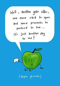 Tap to view Apple Grumble Birthday Card