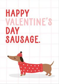 Tap to view Happy Valentine's Day Sausage Card