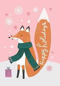 Tap to view Fox Happy Holidays Christmas Card