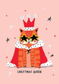 Tap to view Christmas Queen Cat Card