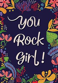 Tap to view You Rock Girl Thank You Card