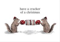 Tap to view Cracker of a Christmas Squirrels Card
