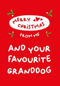 Tap to view Favourite Granddog Christmas Card
