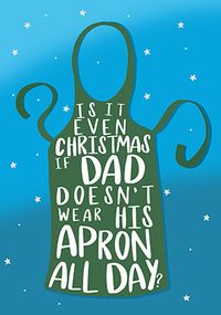 Tap to view Dad Apron Christmas Card