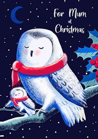 Tap to view Mum Owl Christmas Card
