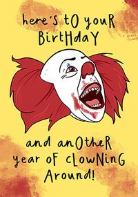 Tap to view Another Year of Clowning Around Birthday Card