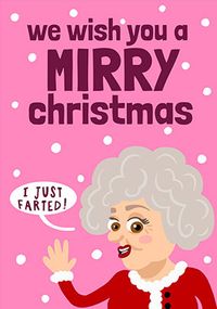 Tap to view Mirry Christmas Spoof Christmas Card