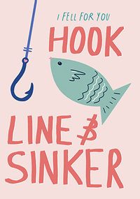 Tap to view Hook line and Sinker Valentine's Day Card
