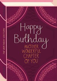 Tap to view Another Wonderful Chapter of You Birthday Card