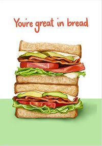 Tap to view Great in Bread Anniversary Card