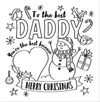 Tap to view Daddy Colouring in Christmas Card