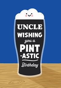 Tap to view Pint-astic Birthday Card for Uncle