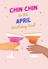 Tap to view Chin Chin April Birthday Card