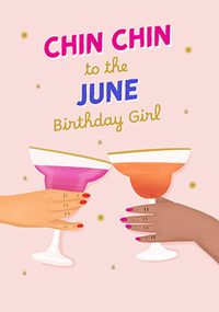 Tap to view Chin Chin June Birthday Card