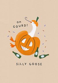 Tap to view Silly Goose Autumn Birthday Card