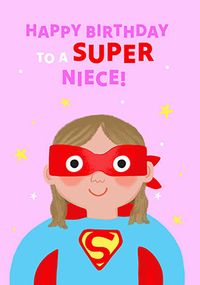 Tap to view Superhero Niece Birthday Card