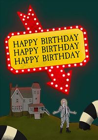 Tap to view Beetlejuice Happy Birthday Card